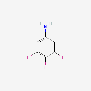 Chemical structure of 3,4,5-Trifluoroaniline