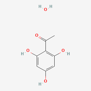 Chemical structure of 2',4',6'-Trihydroxyacetophenone monohydrate