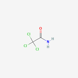 Chemical structure of Trichloroacetamide