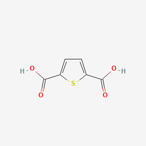 Chemical structure of 2,5-Thiophenedicarboxylic acid
