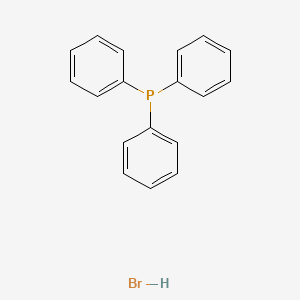 Chemical structure of Triphenylphosphonium bromide