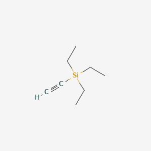 Chemical structure of (Triethylsilyl)acetylene
