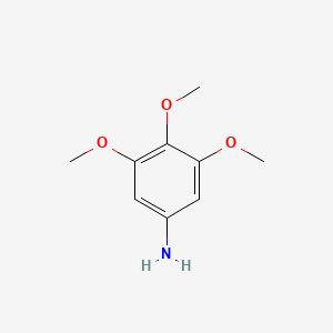 Chemical structure of 3,4,5-Trimethoxyaniline