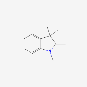 Chemical structure of 1,3,3-Trimethyl-2-methyleneindoline