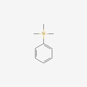 Chemical structure of Phenyltrimethylsilane