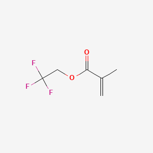 Chemical structure of 2,2,2-Trifluoroethyl methacrylate