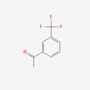 Chemical structure of 3′-(Trifluoromethyl)acetophenone