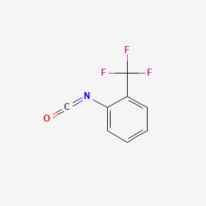 Chemical structure of 2-(Trifluoromethyl)phenyl isocyanate