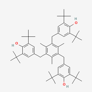 Chemical structure of 1,3,5-Trimethyl-2,4,6-tris(3,5-di-tert-butyl -4-hydroxybenzyl)benzene