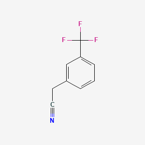 Chemical structure of m-Trifluoromethylphenylacetonitrile