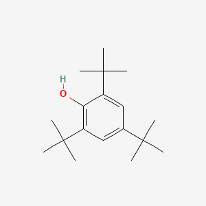 Chemical structure of 2,4,6-Tri-tert-butylphenol