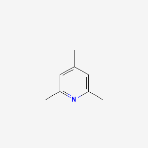 Chemical structure of 2,4,6-Trimethylpyridine