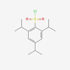Chemical structure of 2,4,6-Triisopropylbenzenesulfonyl chloride