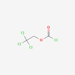 Chemical structure of 2,2,2-Trichloroethyl chloroformate