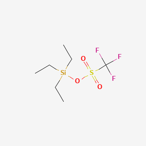 Chemical structure of Triethylsilyl trifluoromethanesulfonate