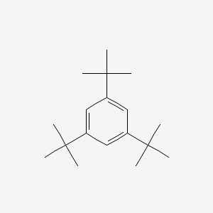 Chemical structure of 1,3,5-Tri-tert-butylbenzene