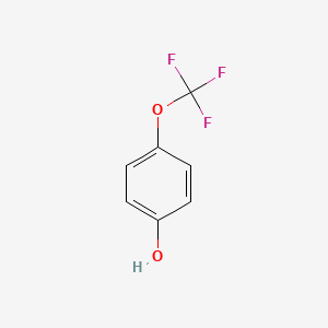 Chemical structure of 4-(Trifluoromethoxy)phenol