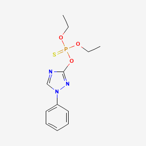 Chemical structure of Triazophos