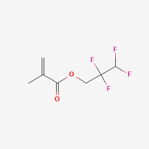 Chemical structure of 2,2,3,3-Tetrafluoropropyl methacrylate