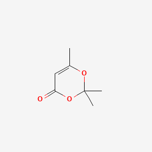 Chemical structure of 2,2,6-Trimethyl-4H-1,3-dioxin-4-one