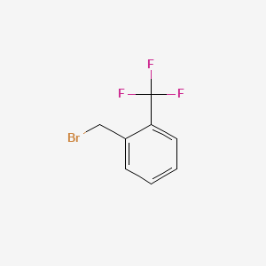 Chemical structure of 2-(Trifluoromethyl)benzyl bromide