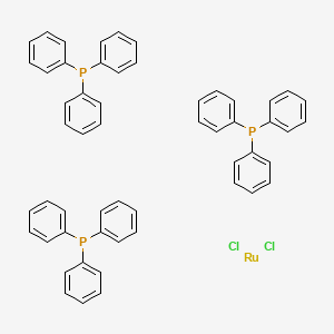 Chemical structure of Tris(triphenylphosphine)ruthenium(II) dichloride