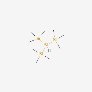 Chemical structure of Tris(trimethylsilyl)silane