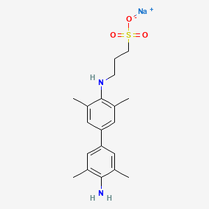 Chemical structure of N-(3-Sulfopropyl)-3,3',5,5'-tetramethylbenzidine sodium salt