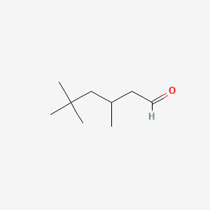 Chemical structure of 3,5,5-Trimethylhexanal
