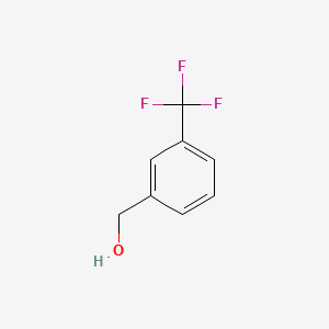 Chemical structure of 3-(Trifluoromethyl)benzyl alcohol