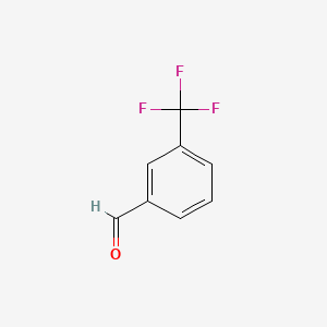 Chemical structure of 3-(Trifluoromethyl)benzaldehyde
