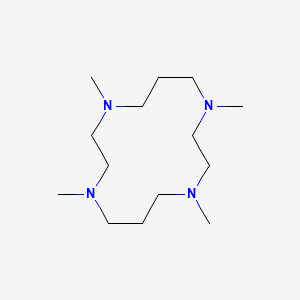 Chemical structure of 1,4,8,11-Tetramethyl-1,4,8,11-tetraazacyclotetradecane