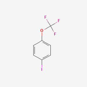 Chemical structure of 4-(Trifluoromethoxy)iodobenzene