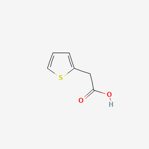 Chemical structure of 2-Thiopheneacetic acid
