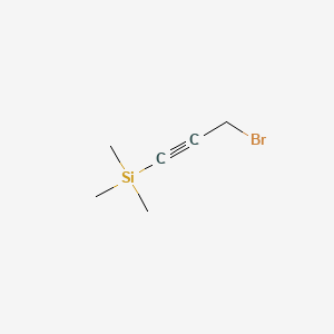 Chemical structure of 3-(Trimethylsilyl)propargyl bromide