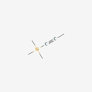Chemical structure of 1-(Trimethylsilyl)propyne