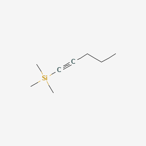 Chemical structure of 1-Trimethylsilyl-1-pentyne