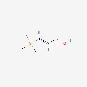 Chemical structure of trans-3-(Trimethylsilyl)allyl alcohol
