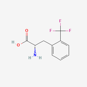 Chemical structure of 2-(Trifluoromethyl)-L-phenylalanine