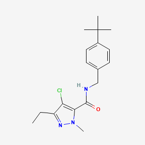 Chemical structure of Tebufenpyrad