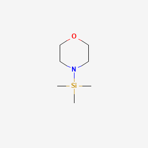 Chemical structure of 4-(Trimethylsilyl)morpholine