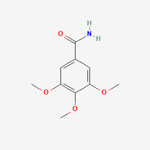 Chemical structure of 3,4,5-Trimethoxybenzamide