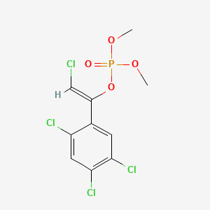 Chemical structure of Tetrachlorvinphos
