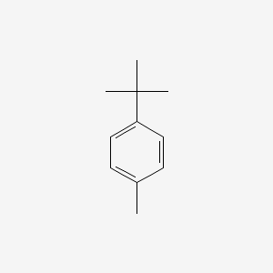 Chemical structure of 4-tert-Butyltoluene