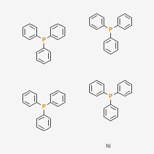 Chemical structure of Tetrakis(triphenylphosphine)nickel(0)