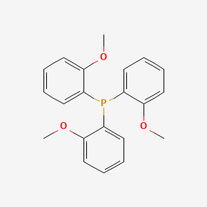 Chemical structure of Tris(o-methoxyphenyl)phosphine