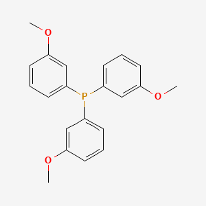 Chemical structure of Tris(3-methoxyphenyl)phosphine