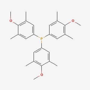 Chemical structure of Tris(4-methoxy-3,5-dimethylphenyl)phosphine