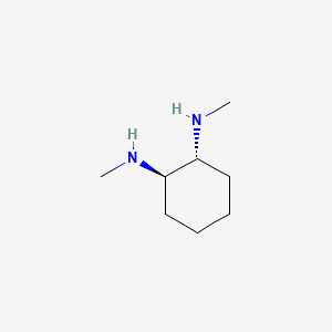 Chemical structure of trans-N,N′-Dimethylcyclohexane-1,2-diamine