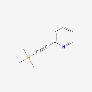 Chemical structure of 2-(Trimethylsilylethynyl)pyridine